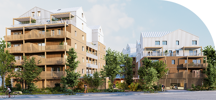 Accords Boisés : la première résidence 100 % bois à Angers