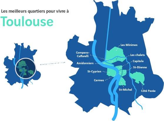 Quartiers Toulouse